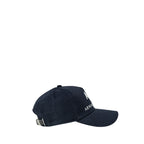 Armani Exchange Blue Cotton Caps Baseball Hat