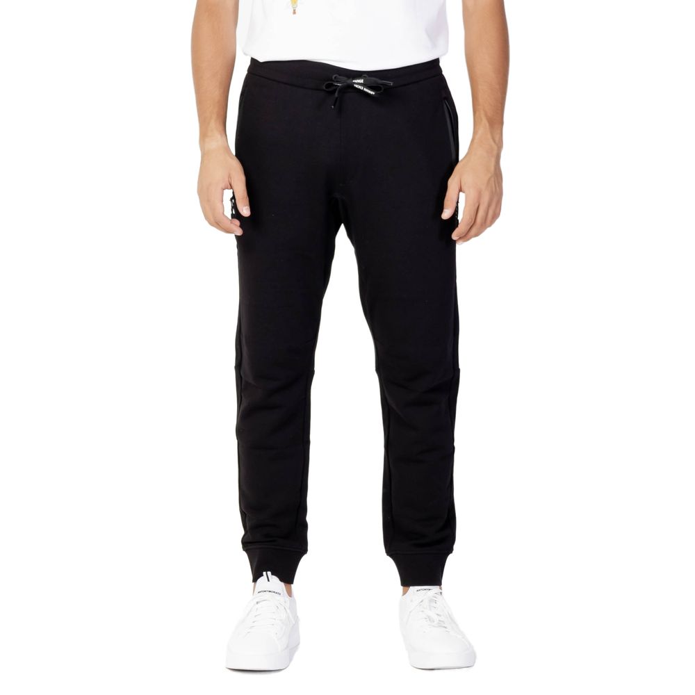 Calça de treino Armani Exchange preta em algodão