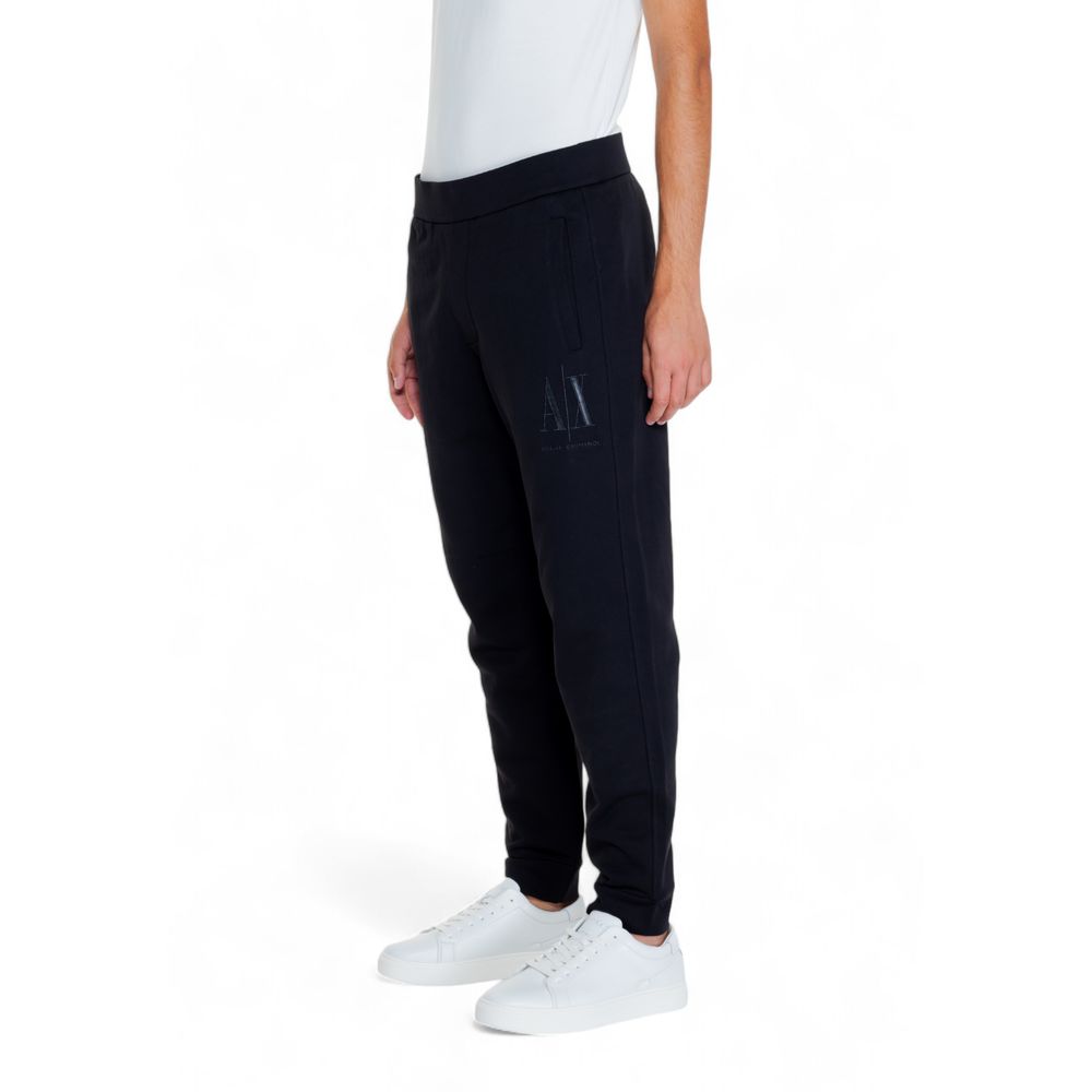 Calça de treino Armani Exchange preta em algodão