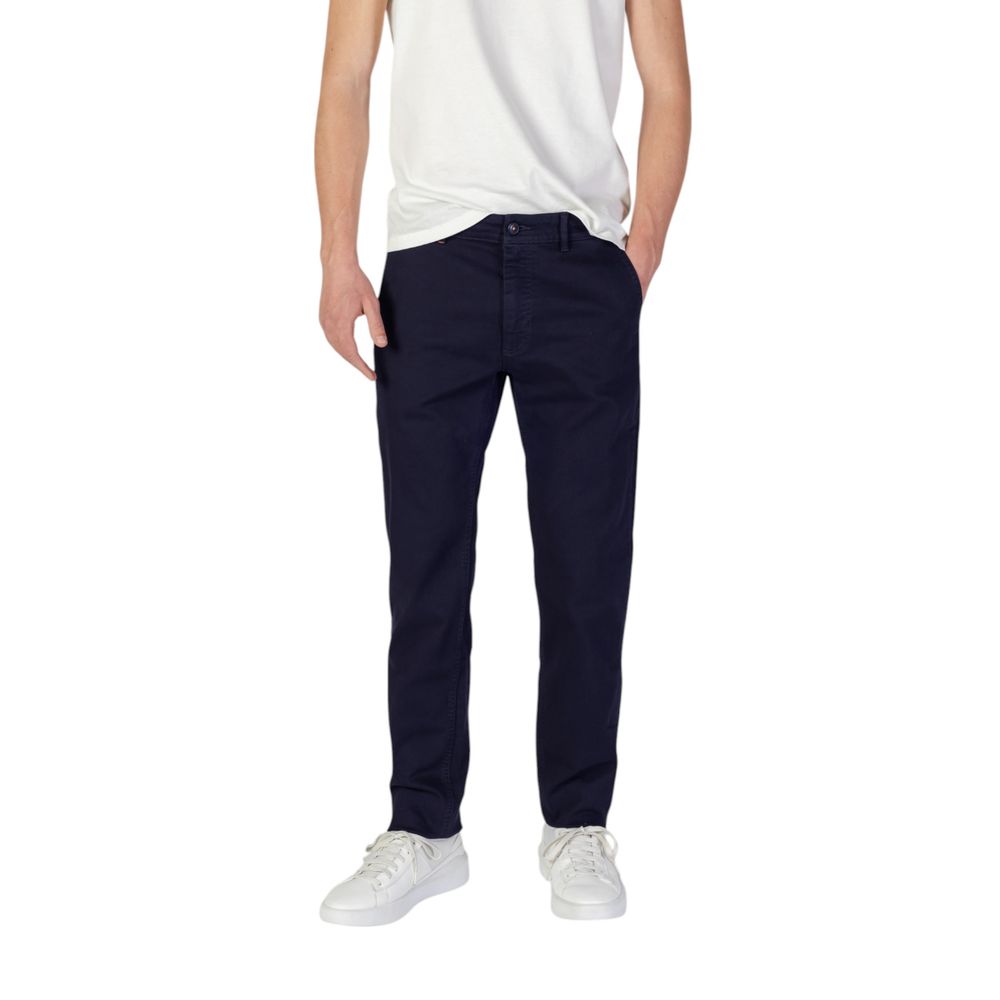 Calça skinny azul em algodão Hugo Boss