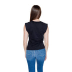 Schwarzes Baumwoll-T-Shirt von Calvin Klein Jeans