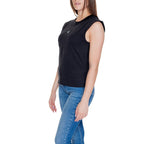 Schwarzes Baumwoll-T-Shirt von Calvin Klein Jeans