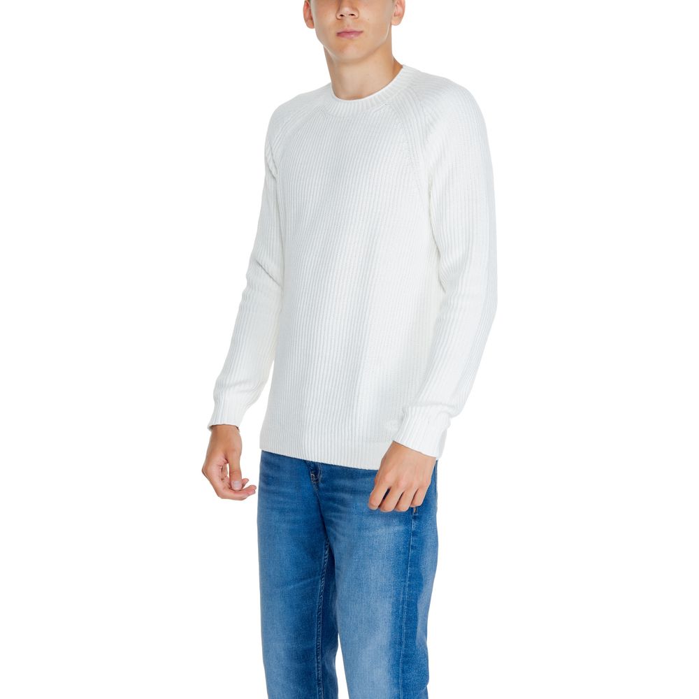 Weißer Pullover aus Bio-Baumwolle von Calvin Klein Jeans