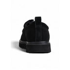 Calvin Klein Jeans Black Suede Leather Oxfords And Derby