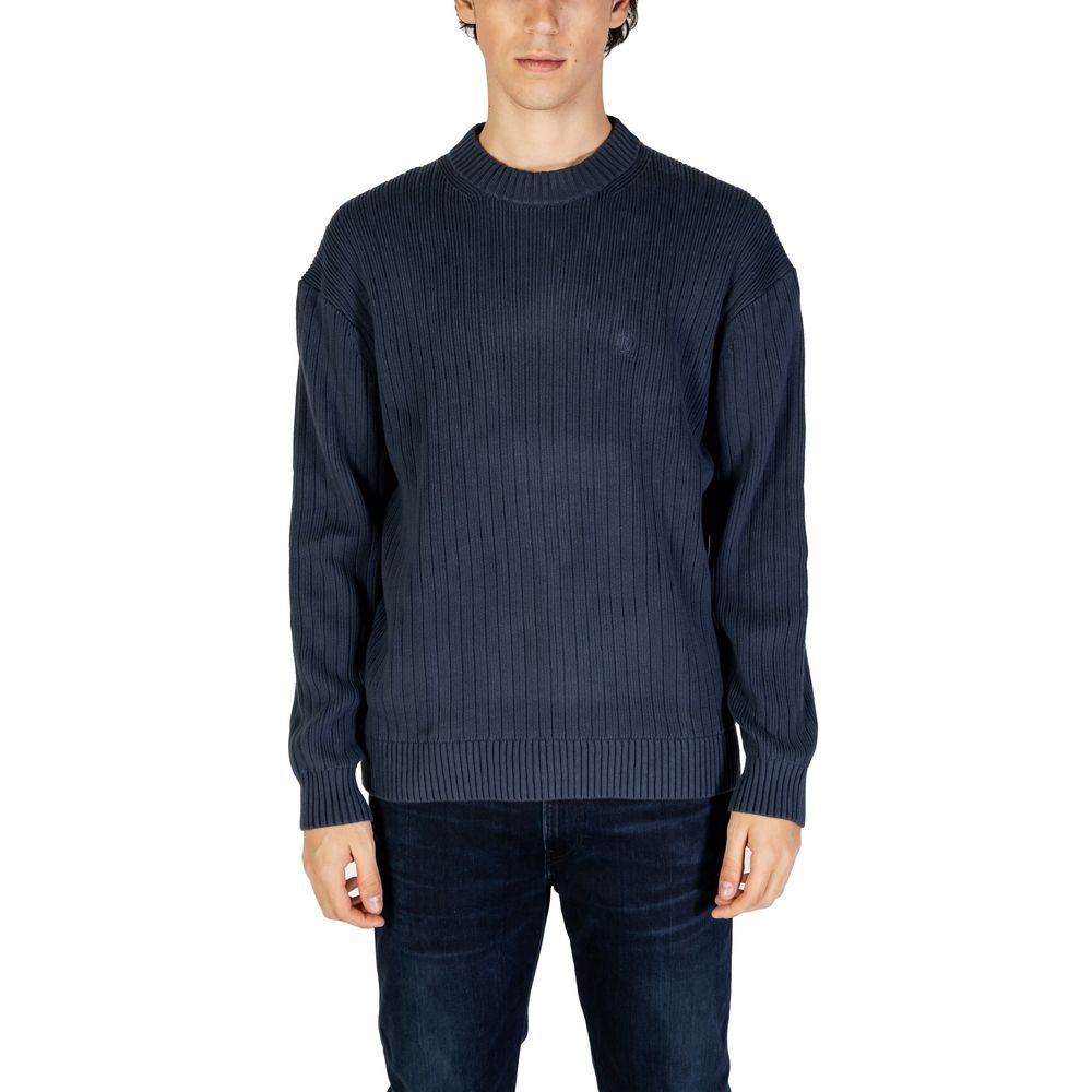 Calvin Klein Jeans blauer Baumwollpullover