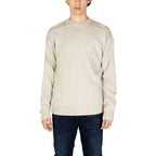 Calvin Klein Jeans Beige Bio-Baumwollpullover