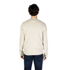 Calvin Klein Jeans Beige Bio-Baumwollpullover