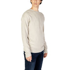 Calvin Klein Jeans Beige Bio-Baumwollpullover