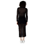 Calvin Klein Jeans Black Marabou Long