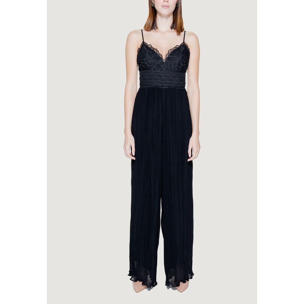 Guess Jumpsuit aus schwarzem Polyester