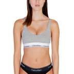 Calvin Klein Underwear Gray Cotton Bra