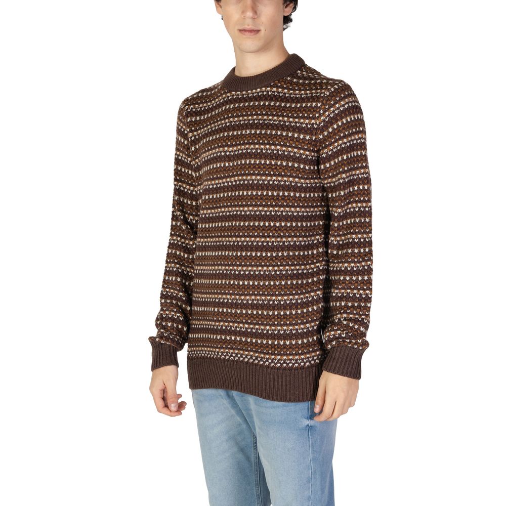 Only &amp; Sons braunes Baumwoll-Sweatshirt