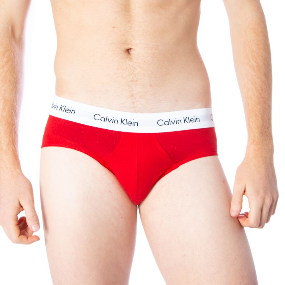 Cueca Calvin Klein em algodão vermelho