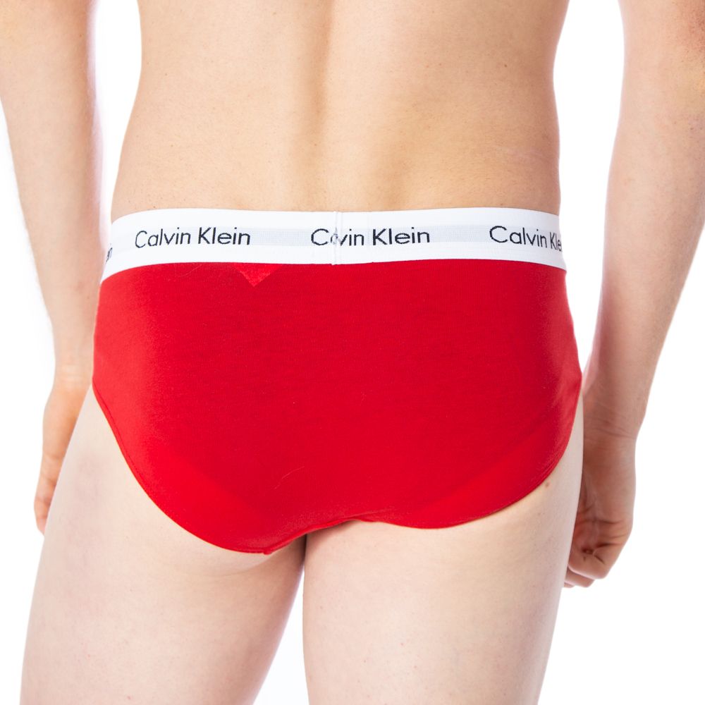 Cueca Calvin Klein em algodão vermelho