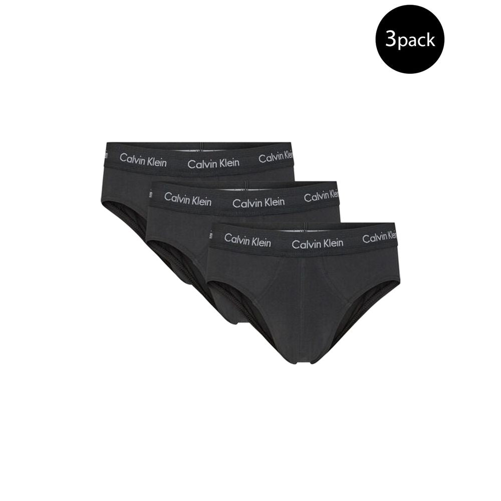 Cueca Calvin Klein preta em elastano