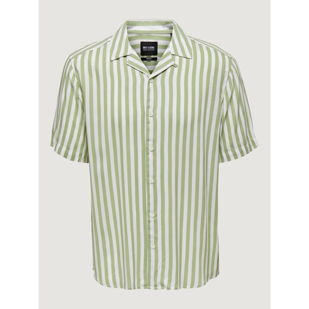 Camisola de manga curta Only &amp; Sons em viscose verde