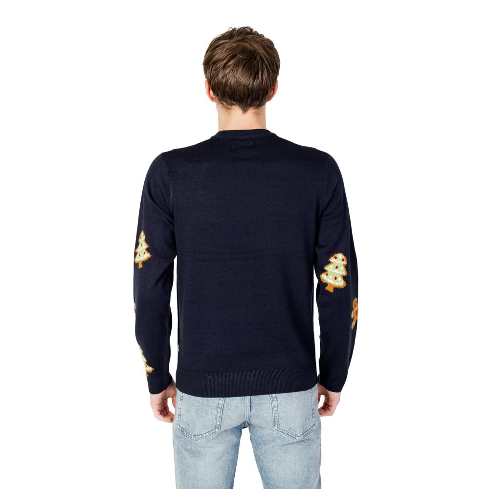 Only &amp; Sons Blue Marabou Sweatshirt