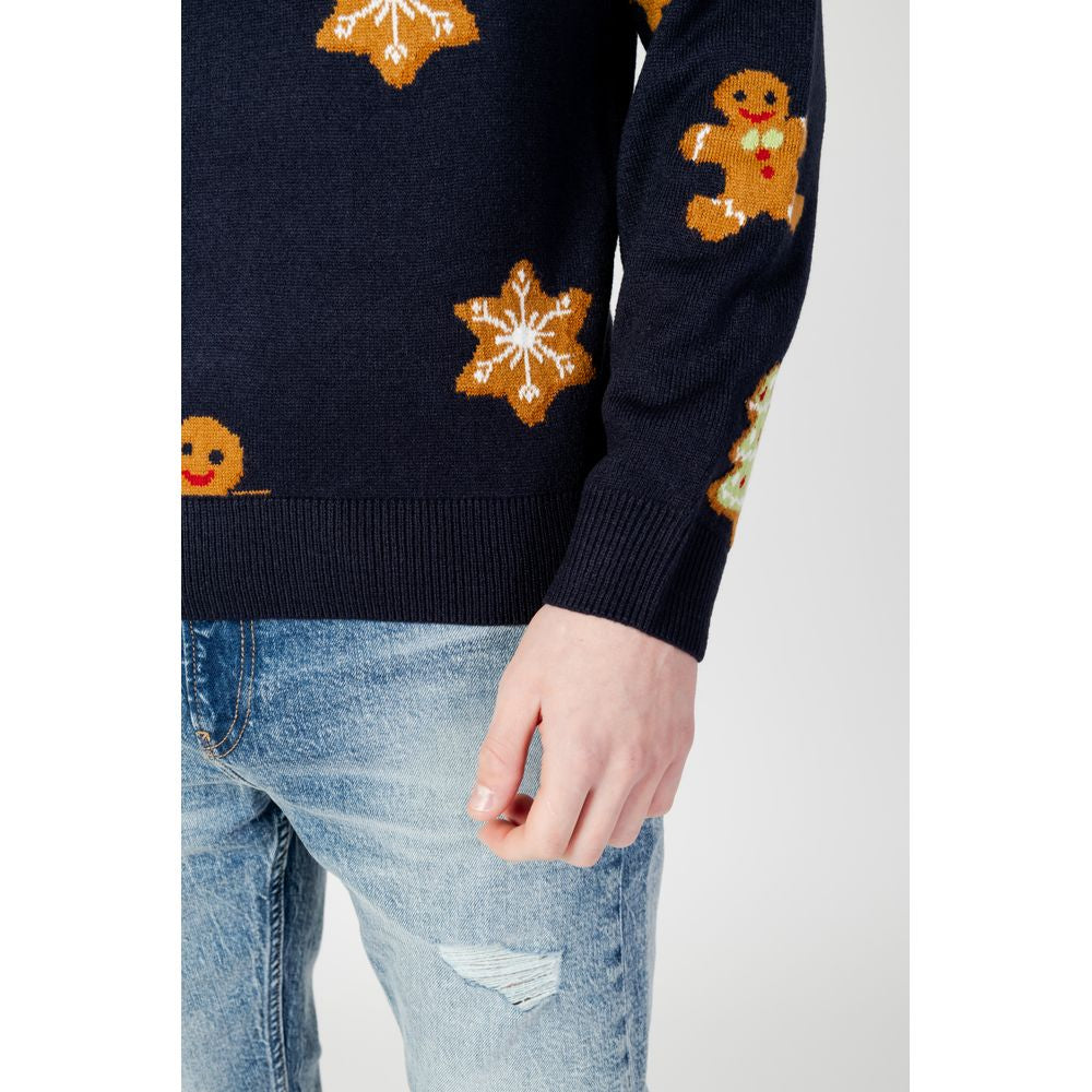 Only &amp; Sons Blue Marabou Sweatshirt