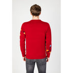 Only &amp; Sons rotes Marabou-Sweatshirt