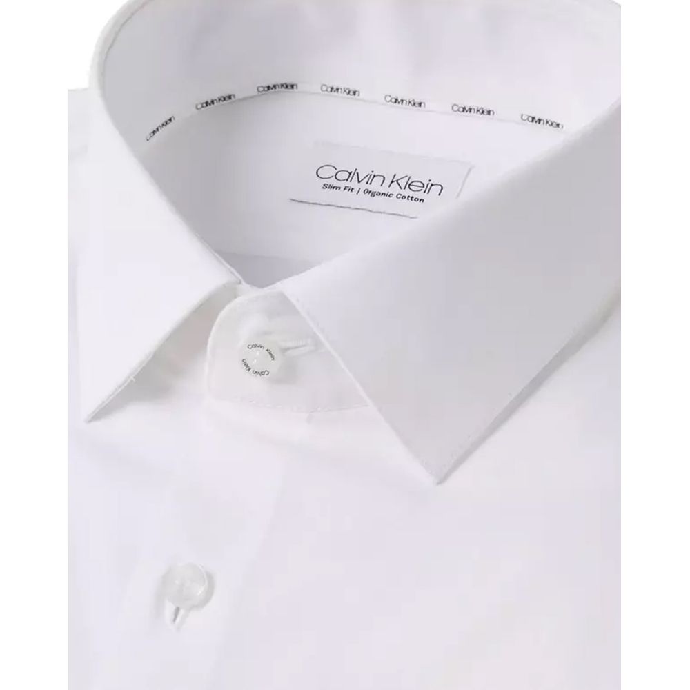 Camisa branca em algodão Calvin Klein