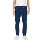 Calvin Klein Jeans Blue Cotton Slim Fit Jean