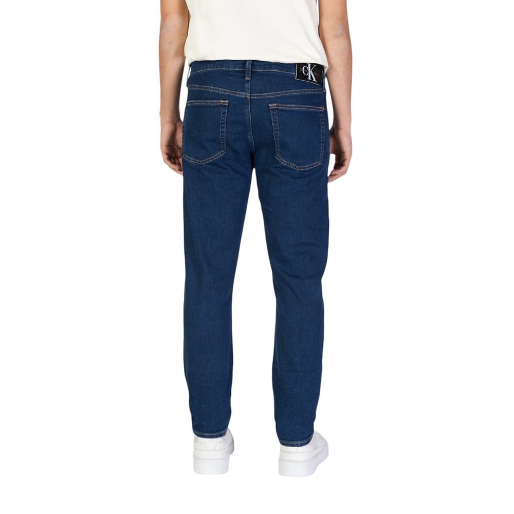 Calvin Klein Jeans Blue Cotton Slim Fit Jean