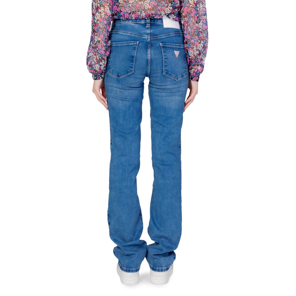 Guess Mom-Jeans aus hellblauer Bio-Baumwolle