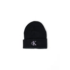 Calvin Klein Jeans Black Recycled Polyester Caps Baseball Hat