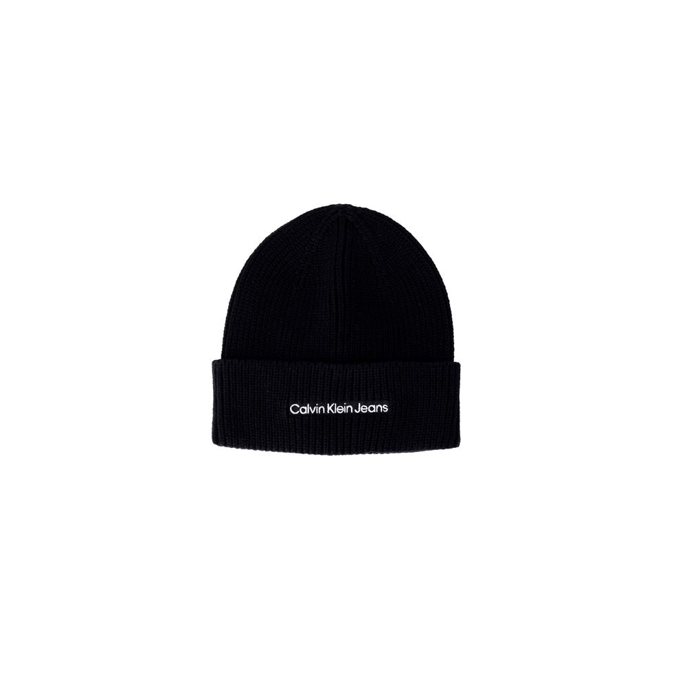Calvin Klein Jeans Black Cotton Caps Baseball Hat