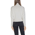 Calvin Klein Jeans cremefarbener Baumwollpullover