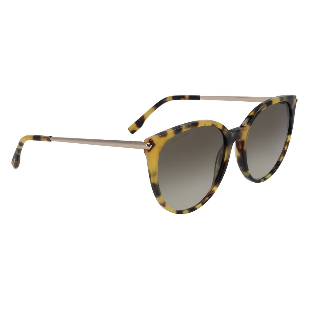 Lacoste Sonnenbrille aus braunem Metall