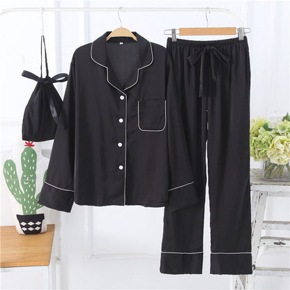 Luxury Long Sleeve Pyjamas Set