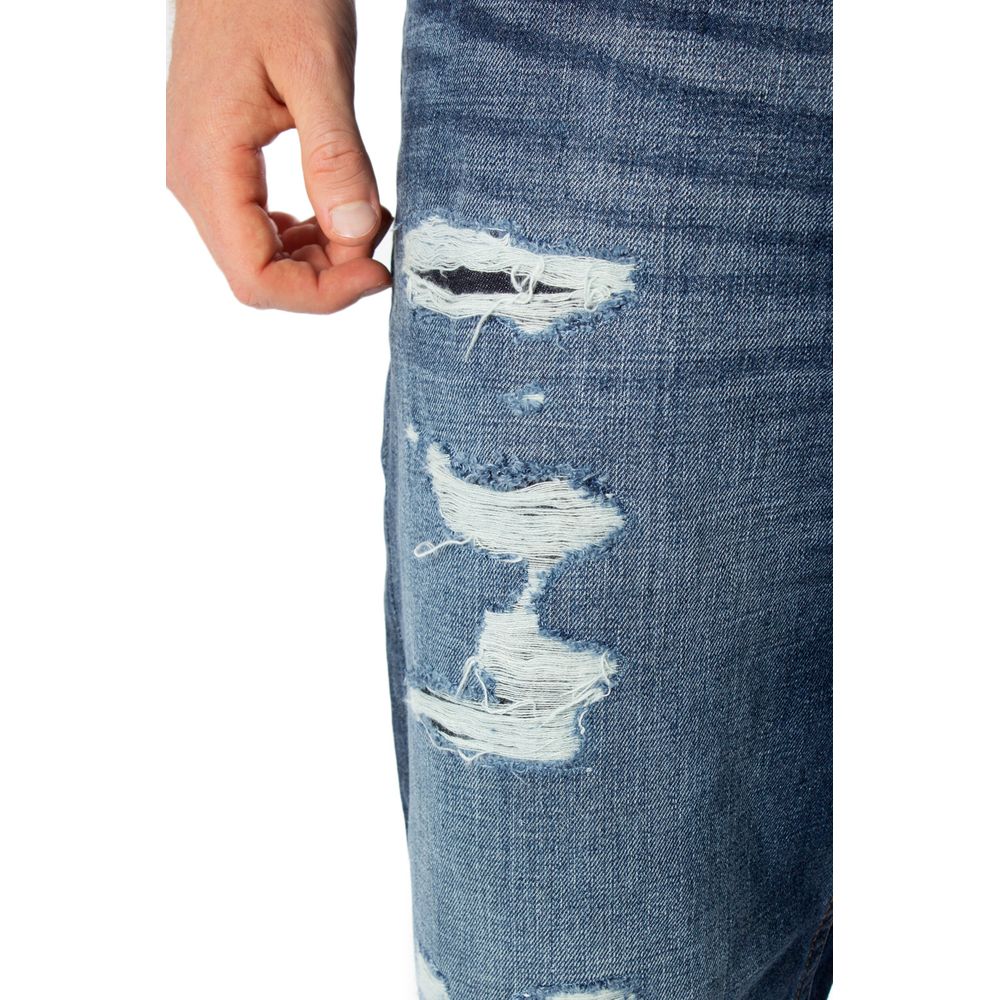 Calças de ganga slim fit azul em algodão da Only &amp; Sons