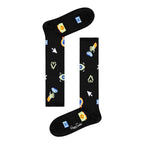 Happy Socks Black Cotton Sock
