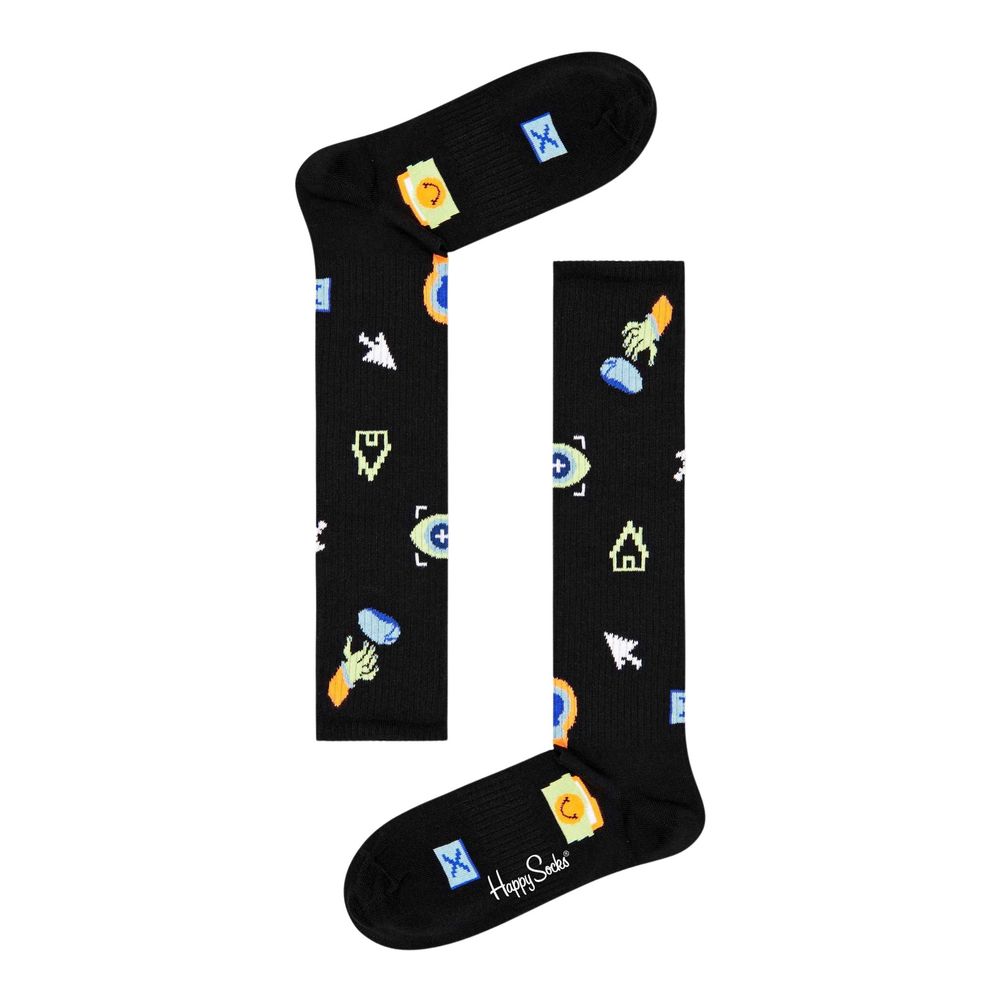 Happy Socks Black Cotton Sock