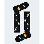 Happy Socks Black Cotton Sock