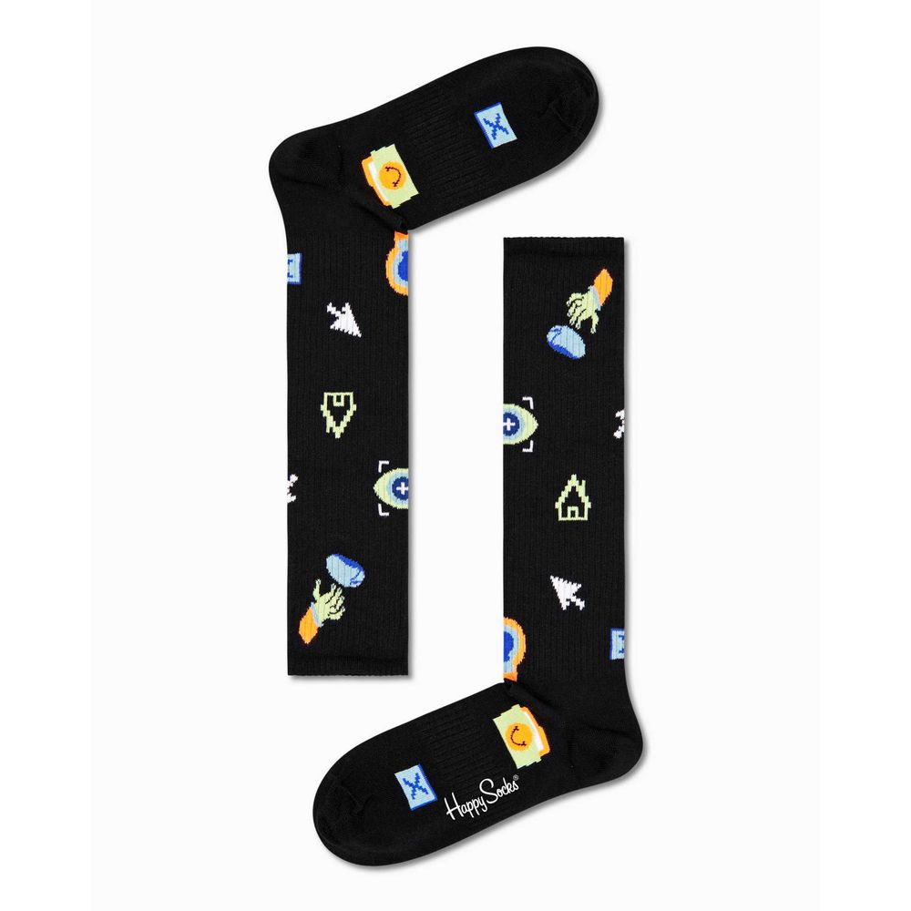 Happy Socks Black Cotton Sock