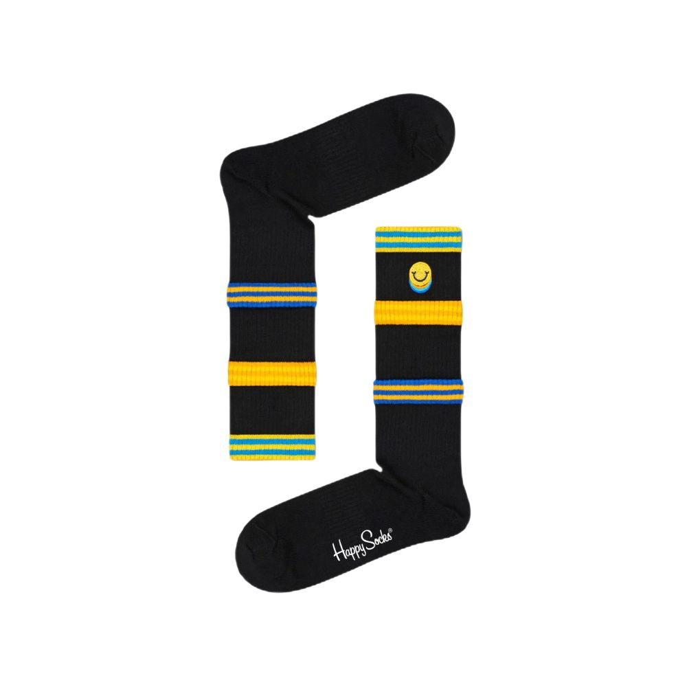Happy Socks Black Cotton Sock