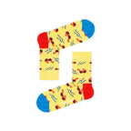 Fröhliche Socken Gelbe Baumwollsocke