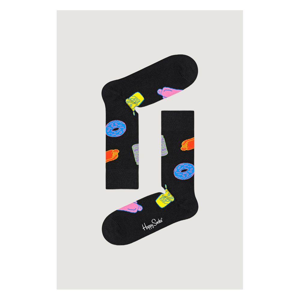 Happy Socks Black Cotton Sock