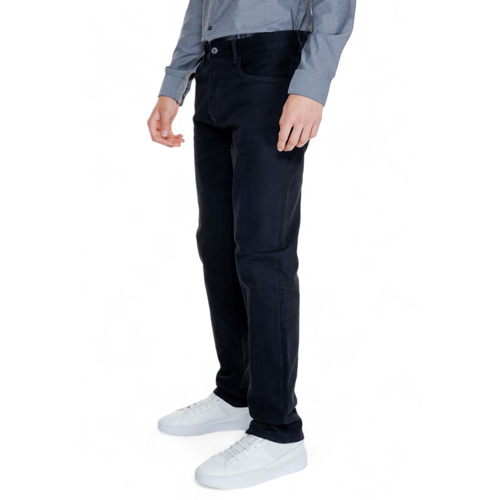 Armani Exchange Black Cotton Skinny Pant