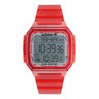 Adidas Red Resin Watch