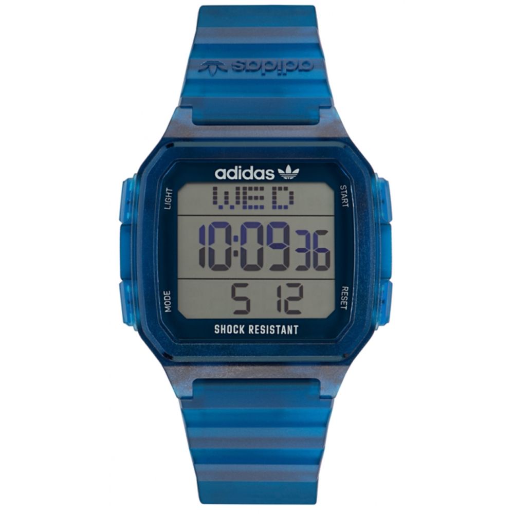 Adidas Blue Resin Uhr