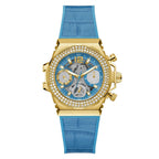 Guess Blue Synthetic Uhr