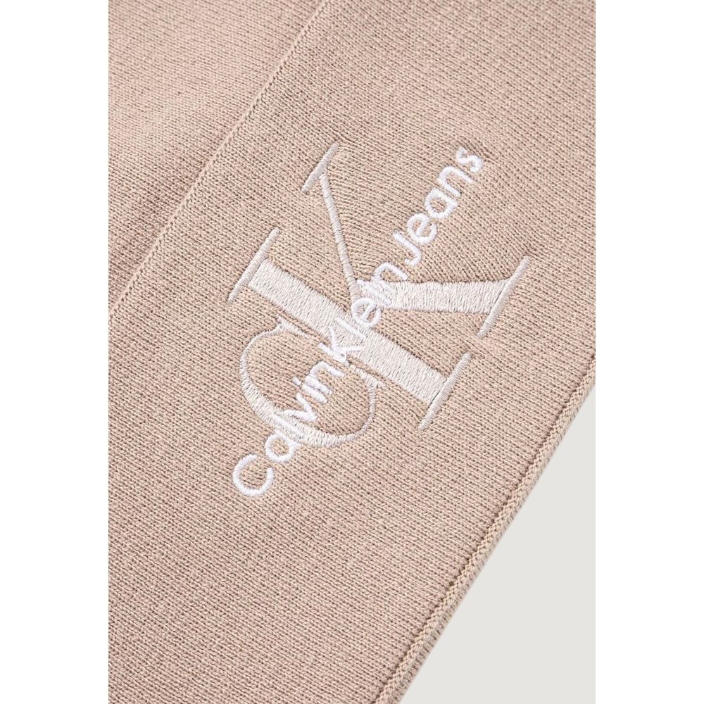 Boné de beisebol Calvin Klein Jeans bege em algodão