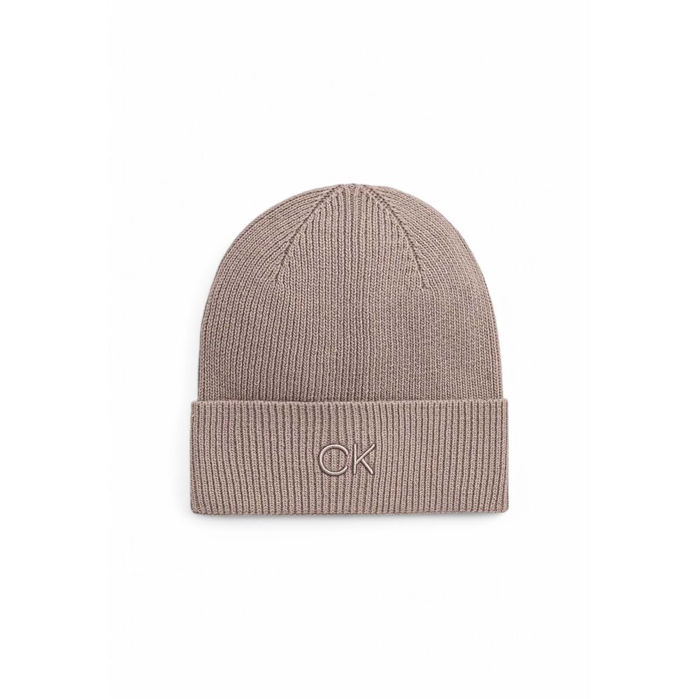 Calvin Klein Beige Organic Cotton Caps Baseball Hat