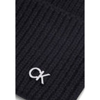 Boné de beisebol Calvin Klein em lã preta