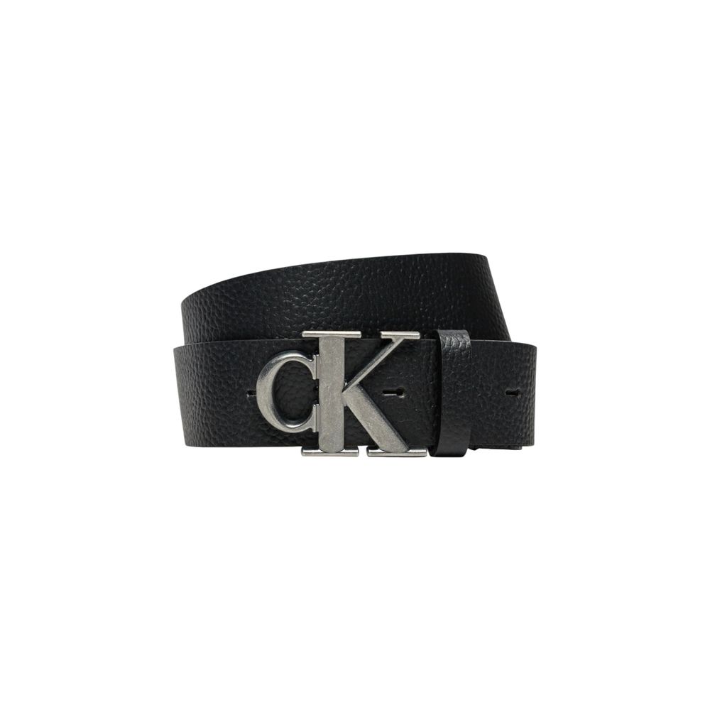Cinto em pele preto Calvin Klein Jeans