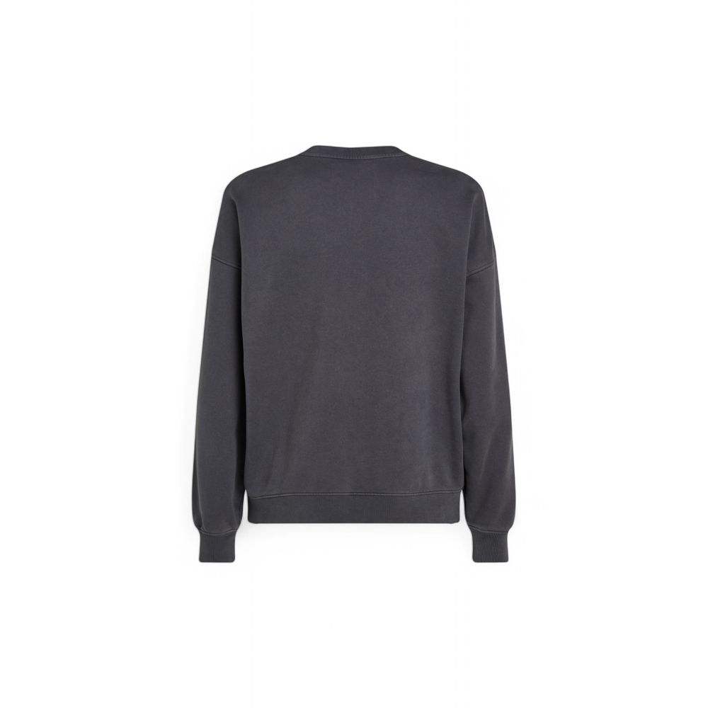 Calvin Klein Jeans graues Baumwoll-Sweatshirt