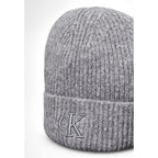 Calvin Klein Gray Marabou Caps Baseball Hat